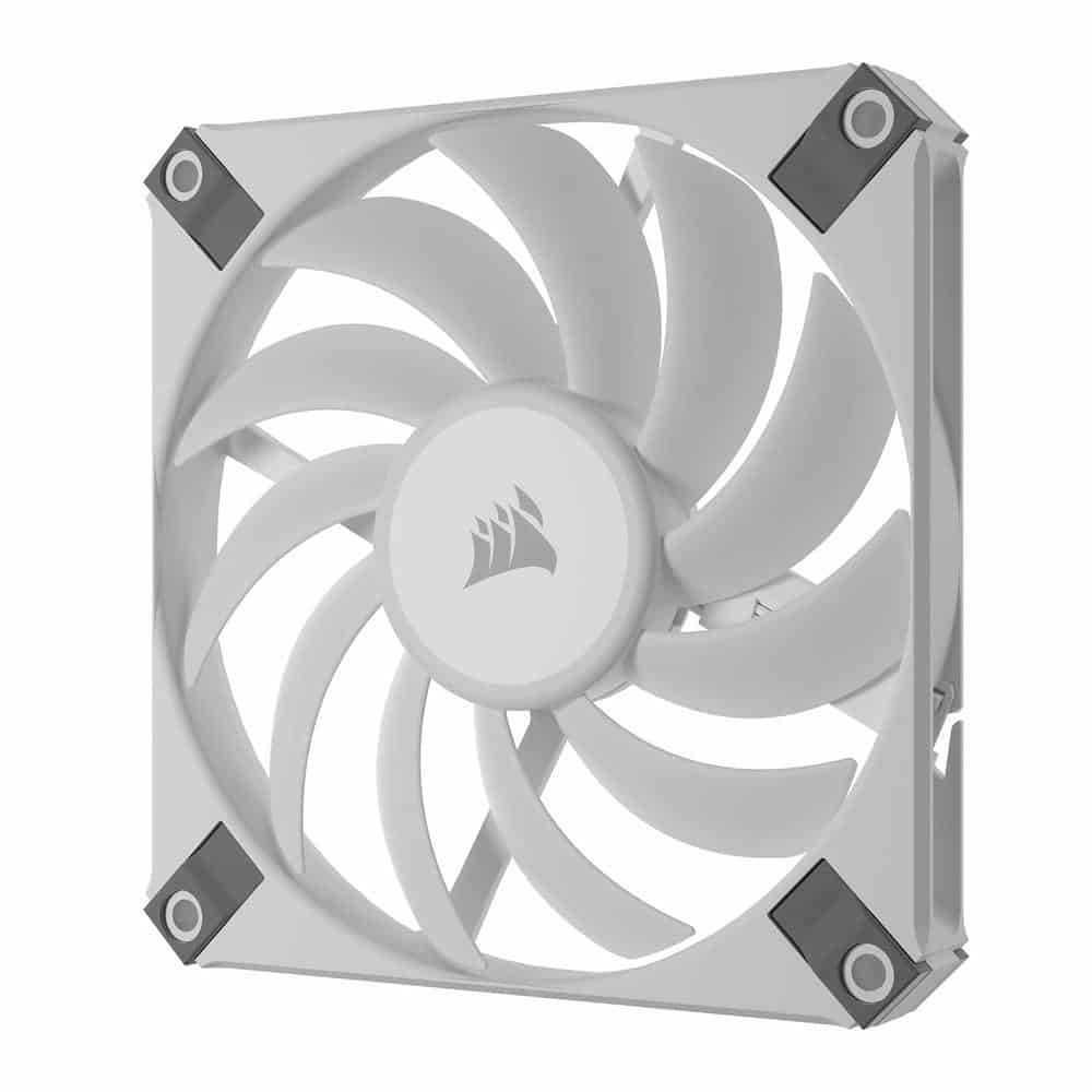 (image for) Corsair AF120 SLIM RGB White Single Small Form Factor 120mm PWM Fan